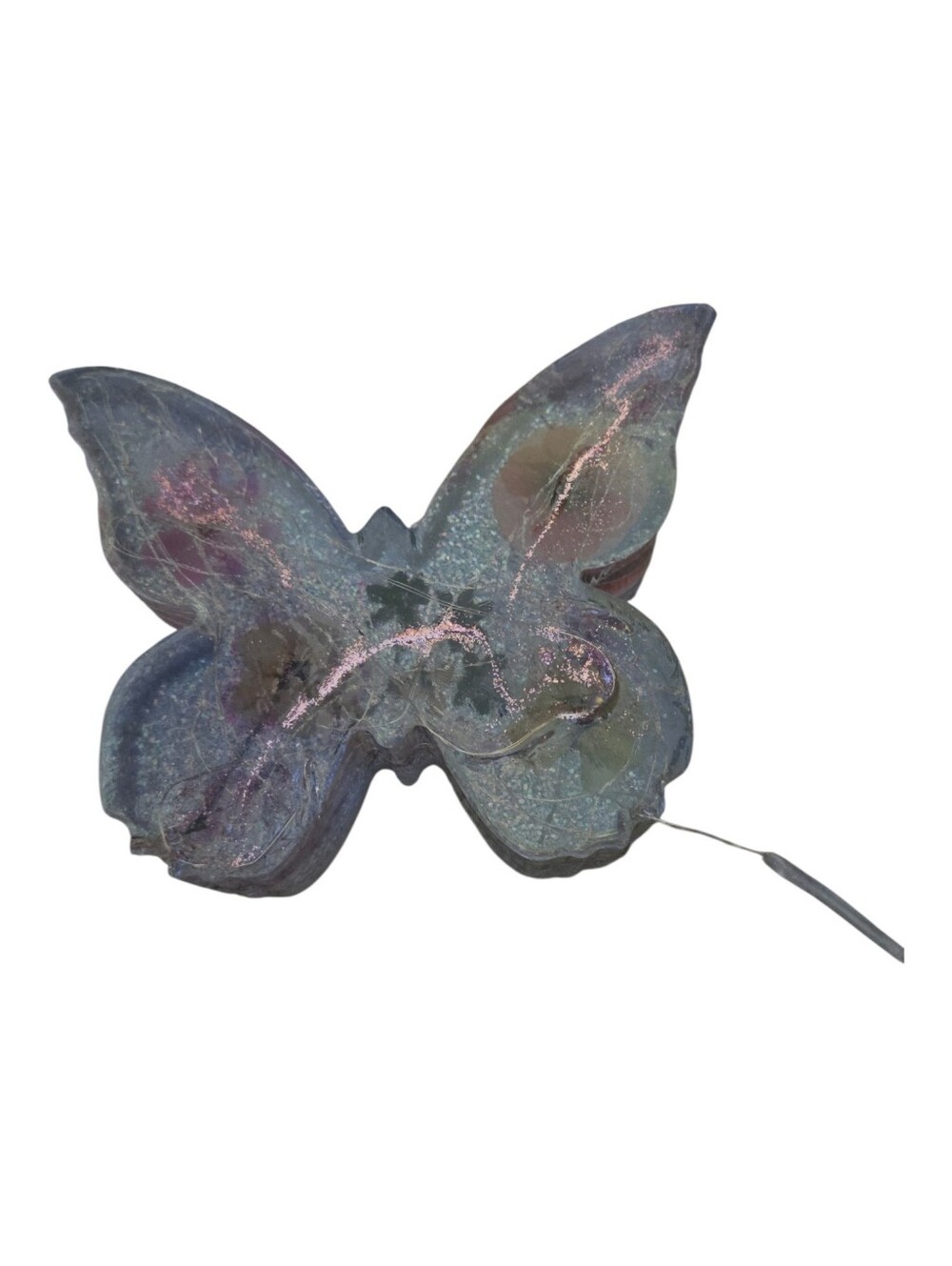 Handcrafted Light‑Up Resin Butterfly | LED Glow Decor | Artisan Gift. Resin450